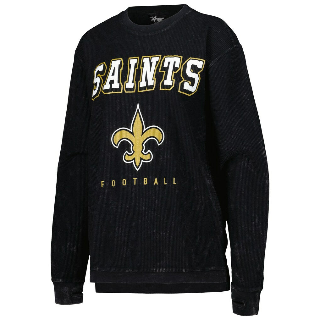 NFL New Orleans Saints G-III 4Her by Carl Banks Women's Comfy Cord Pullover Sweatshirt