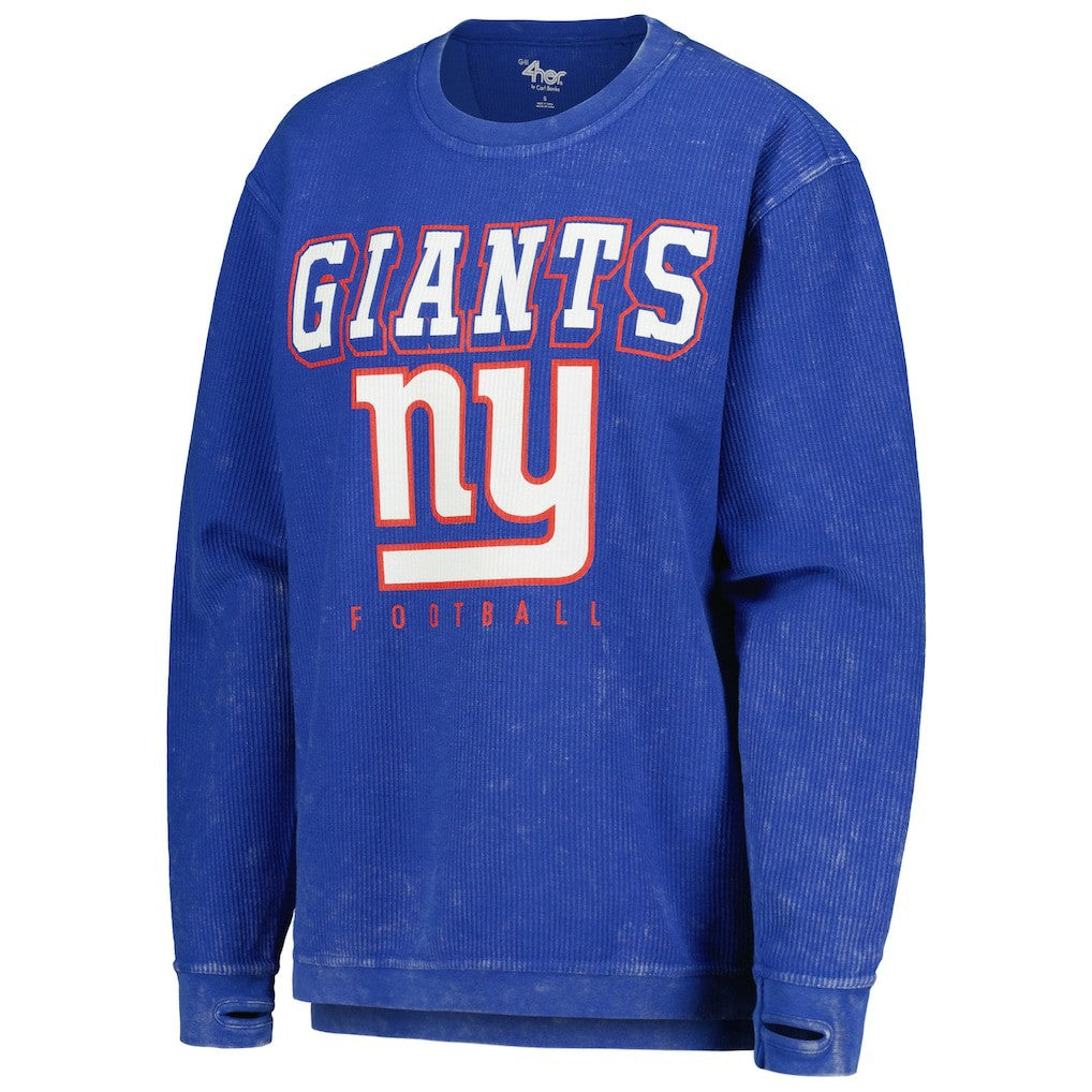 NFL New York Giants G-III 4Her by Carl Banks Women's Comfy Cord Pullover Sweatshirt