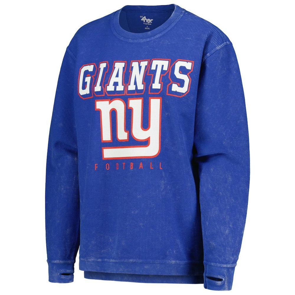 NFL New York Giants G-III 4Her by Carl Banks Women's Comfy Cord Pullover Sweatshirt