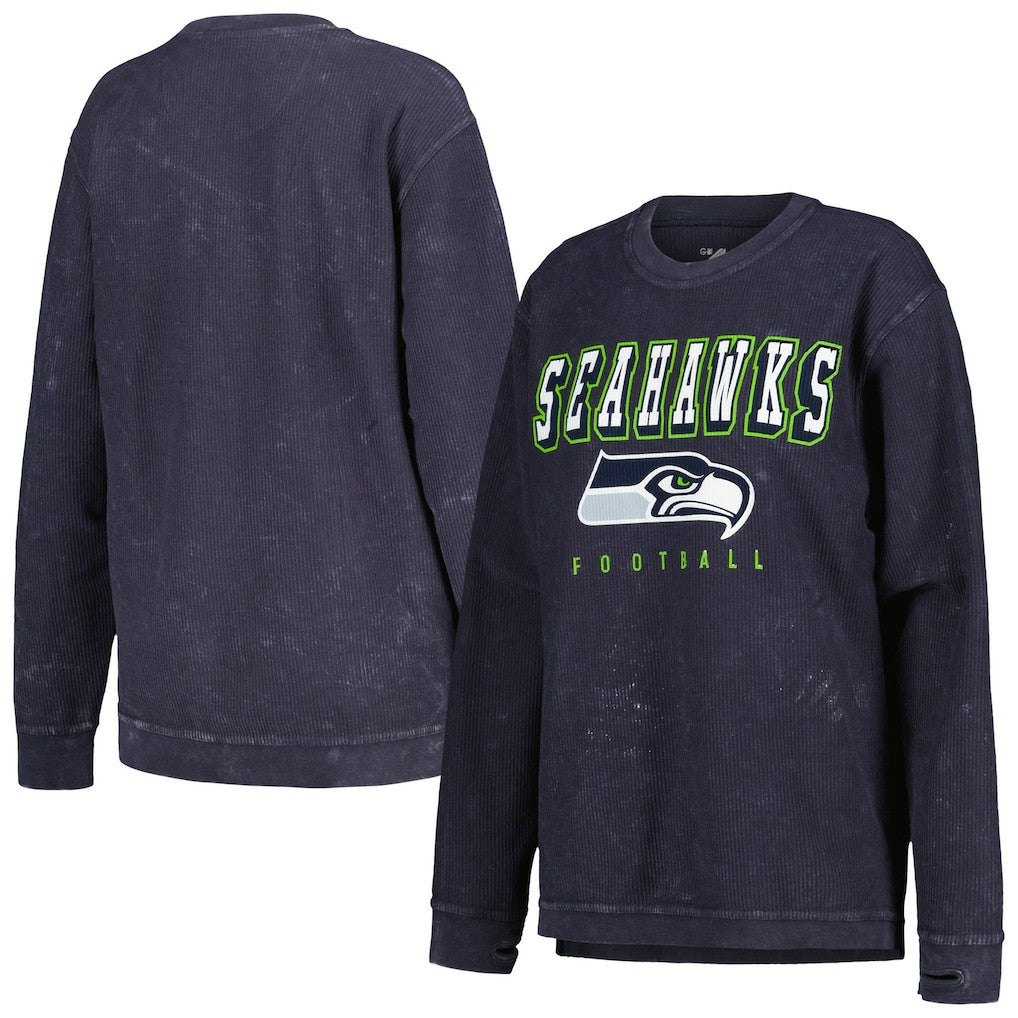 NFL Seattle Seahawks G-III 4Her by Carl Banks Women's Comfy Cord Pullover Sweatshirt