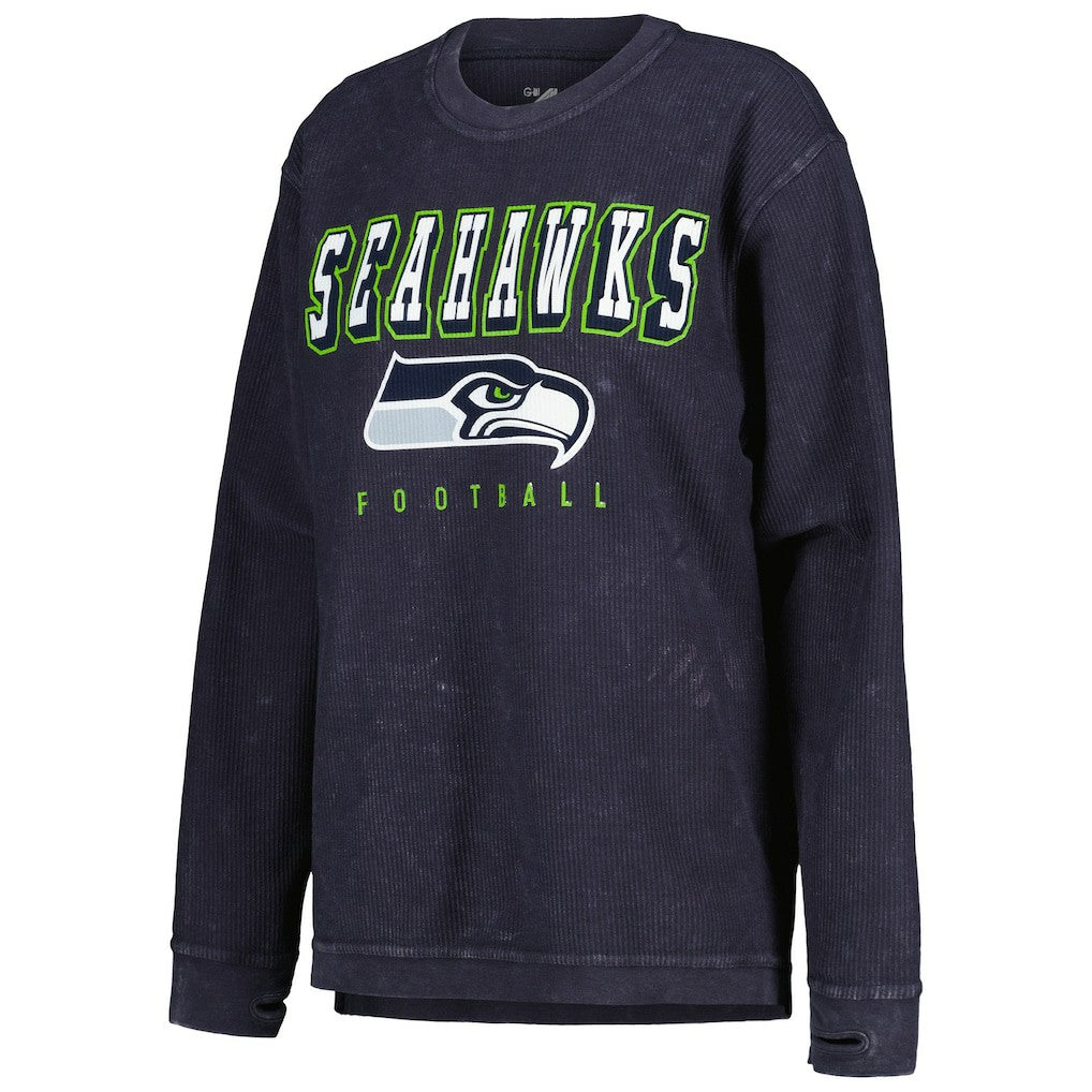 NFL Seattle Seahawks G-III 4Her by Carl Banks Women's Comfy Cord Pullover Sweatshirt