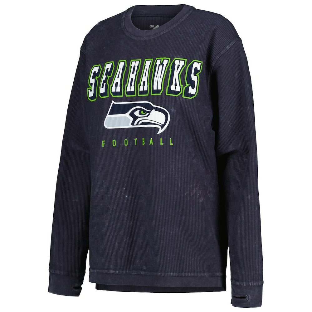 NFL Seattle Seahawks G-III 4Her by Carl Banks Women's Comfy Cord Pullover Sweatshirt