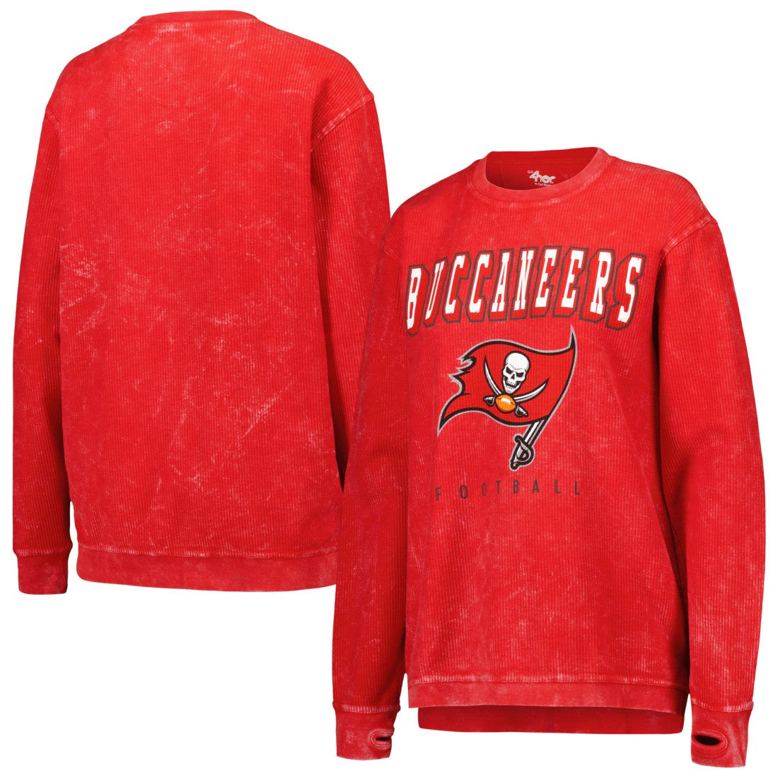 NFL Tampa Bay Buccaneers G-III 4Her by Carl Banks Women's Comfy Cord Pullover Sweatshirt