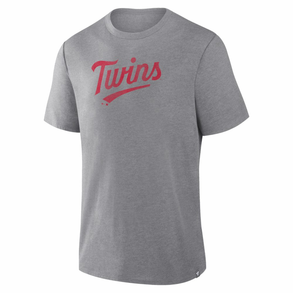 Minnesota Twins Play Tribute Tri-Blend T-Shirt - Heather Gray
