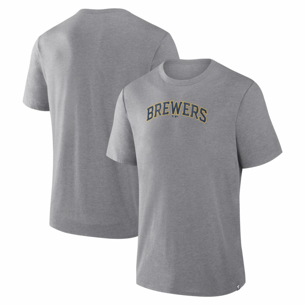 Milwaukee Brewers Play Tribute Tri-Blend T-Shirt - Heather Gray