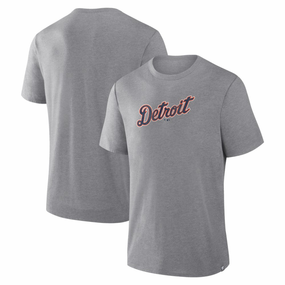 Detroit Tigers Play Tribute Tri-Blend T-Shirt - Heather Gray