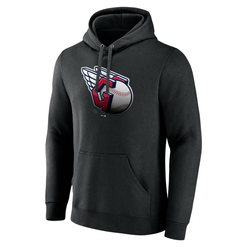 Cleveland Guardians Midnight Mascot Pullover Hoodie - Black