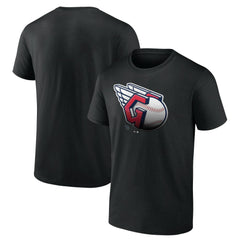 Cleveland Guardians Midnight Mascot T-Shirt - Black