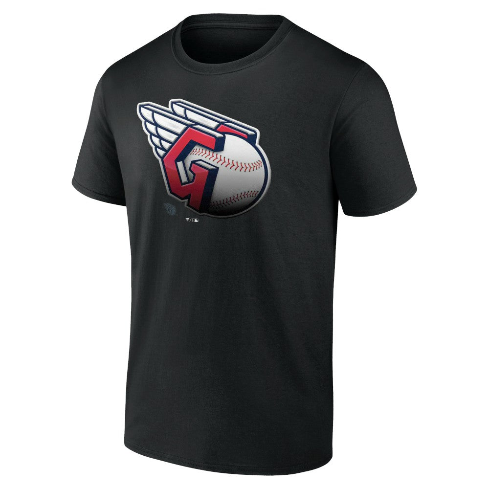 Cleveland Guardians Midnight Mascot T-Shirt - Black