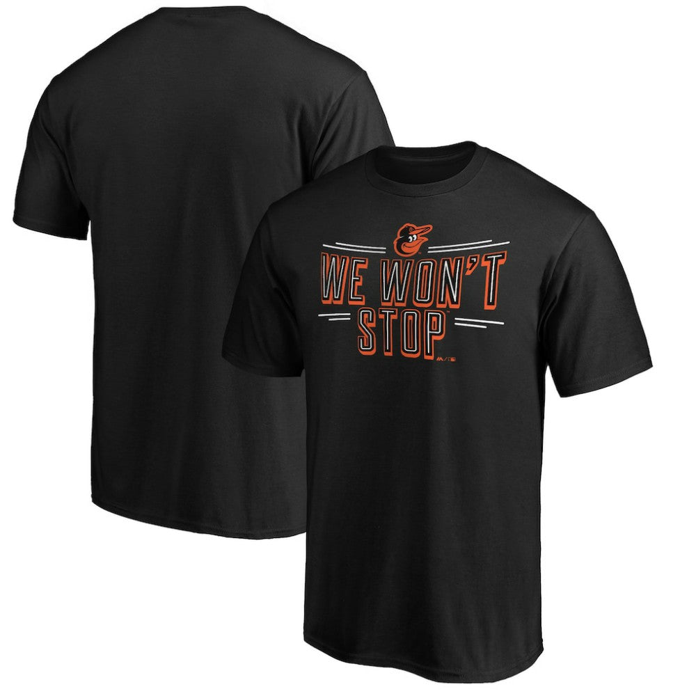 Baltimore Orioles Team Adrenaline T-Shirt - Black