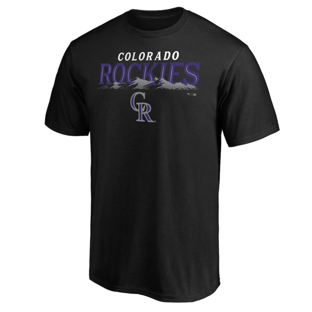 Colorado Rockies Team Adrenaline T-Shirt - Black