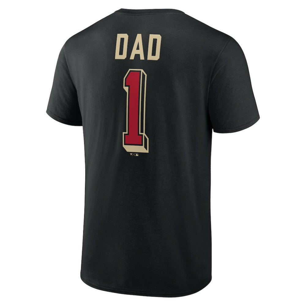 Arizona Diamondbacks Number One Dad T-Shirt - Black