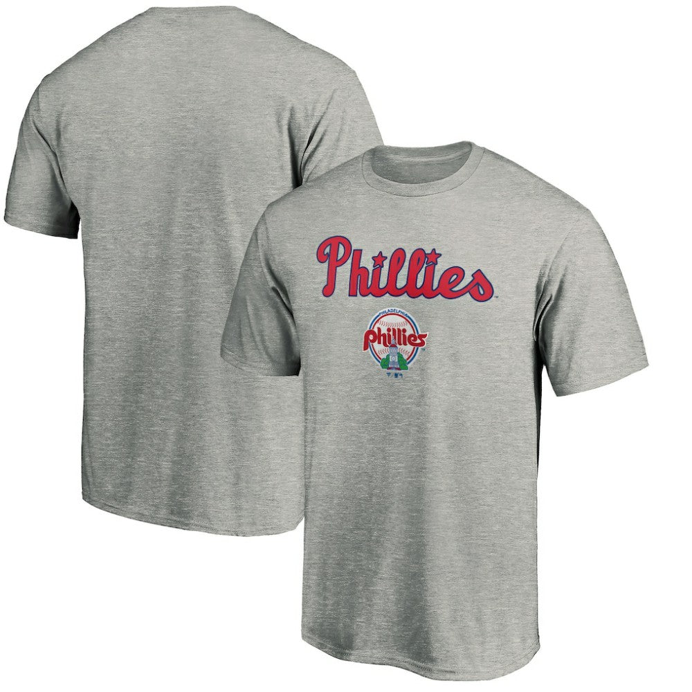 Philadelphia Phillies Cooperstown Collection Wahconah T-Shirt - Heather Gray