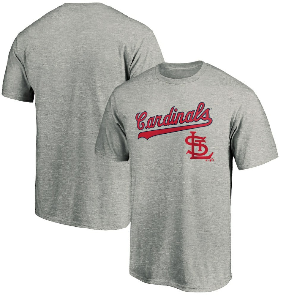 St. Louis Cardinals Cooperstown Collection Wahconah T-Shirt - Heather Gray
