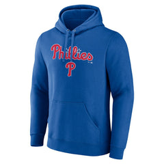 Philadelphia Phillies Team Lockup Pullover Hoodie - Royal