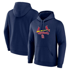 St. Louis Cardinals Team Lockup Pullover Hoodie - Navy
