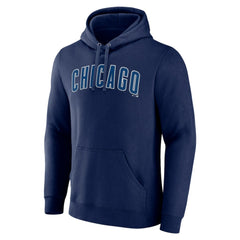Chicago Cubs Official Wordmark Pullover Hoodie - Navy