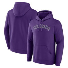 Colorado Rockies Official Wordmark Pullover Hoodie - Purple