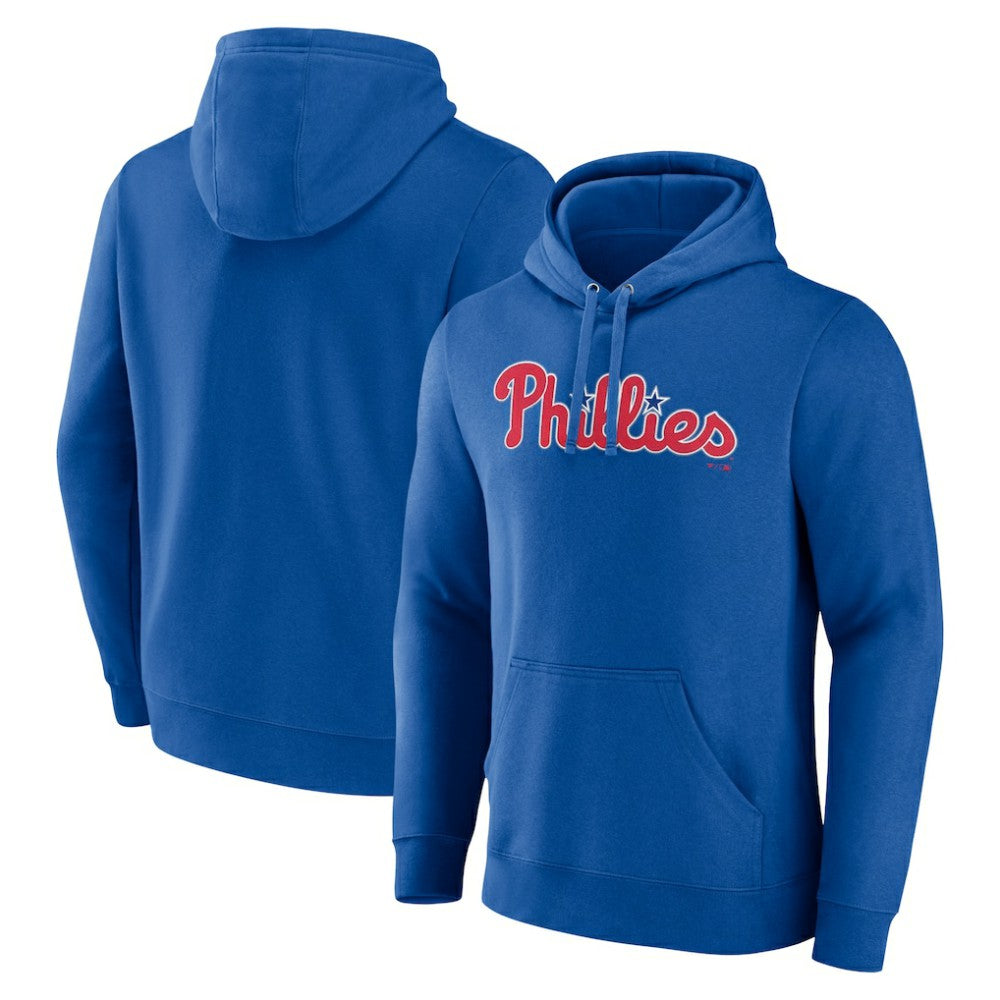 Philadelphia Phillies Official Wordmark Pullover Hoodie - Royal
