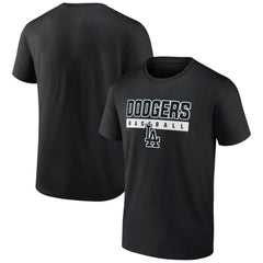 Los Angeles Dodgers In The Mitt T-Shirt - Black