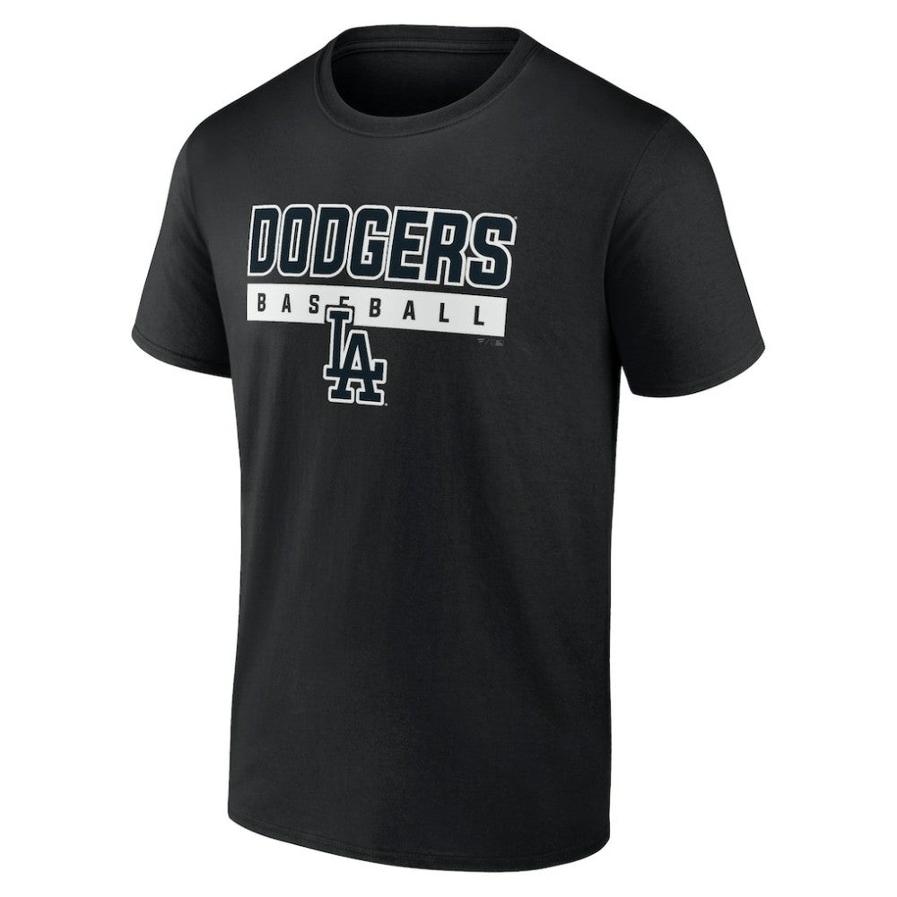 Los Angeles Dodgers In The Mitt T-Shirt - Black