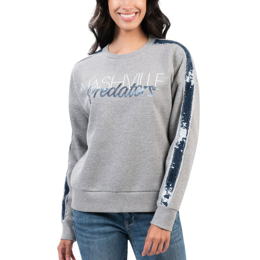 Nashville Predators G-III 4Her by Carl Banks Women's Penalty Box Pullover Sweatshirt