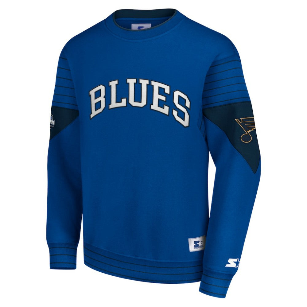 St. Louis Blues Starter Faceoff Pullover Sweatshirt