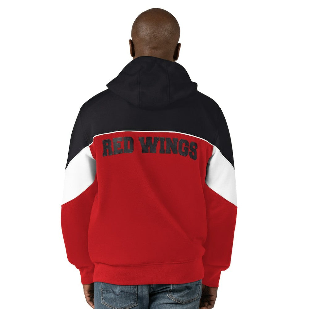 Detroit Red Wings Starter Power Forward Full-Zip Hoodie