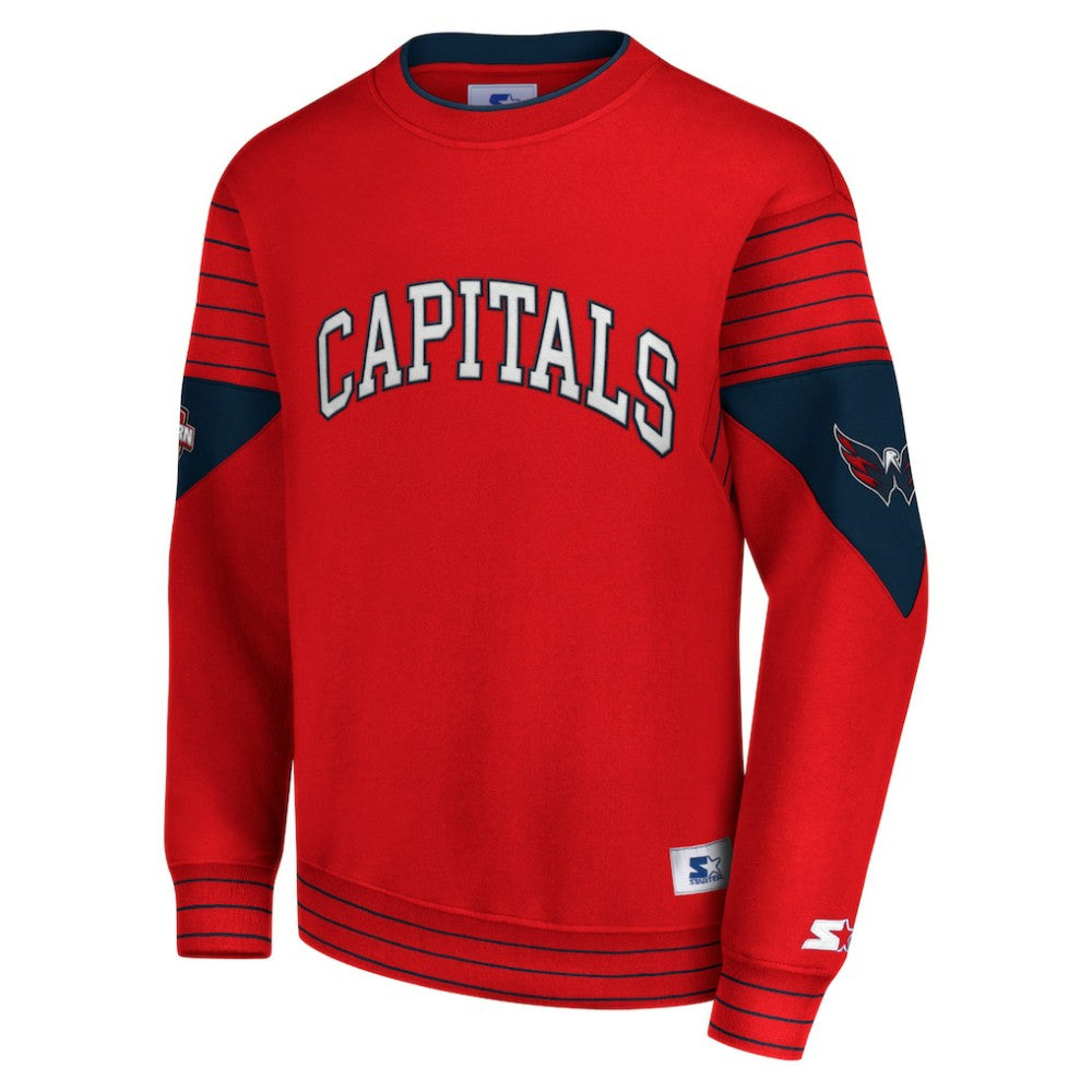 Washington Capitals Starter Faceoff Pullover Sweatshirt
