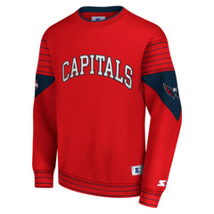 Washington Capitals Starter Faceoff Pullover Sweatshirt