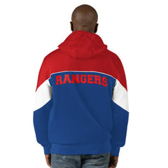 New York Rangers Starter Power Forward Full-Zip Hoodie