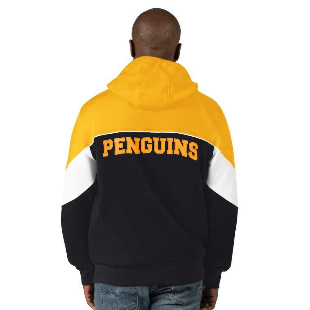 Pittsburgh Penguins Starter Power Forward Full-Zip Hoodie