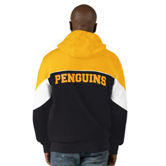 Pittsburgh Penguins Starter Power Forward Full-Zip Hoodie