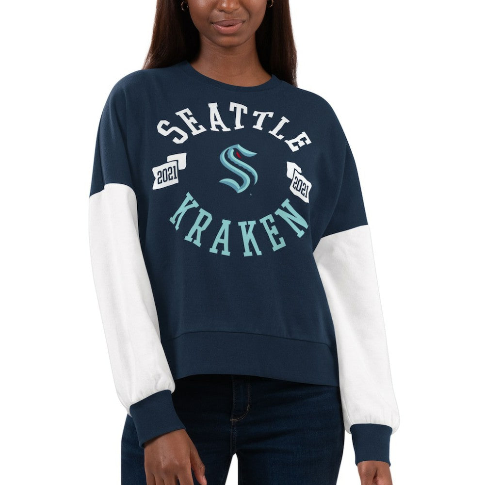 Seattle Kraken G-III 4Her by Carl Banks Women's Team Pride Pullover Sweatshirt