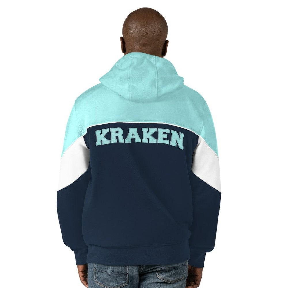 Seattle Kraken Starter Power Forward Full-Zip Hoodie