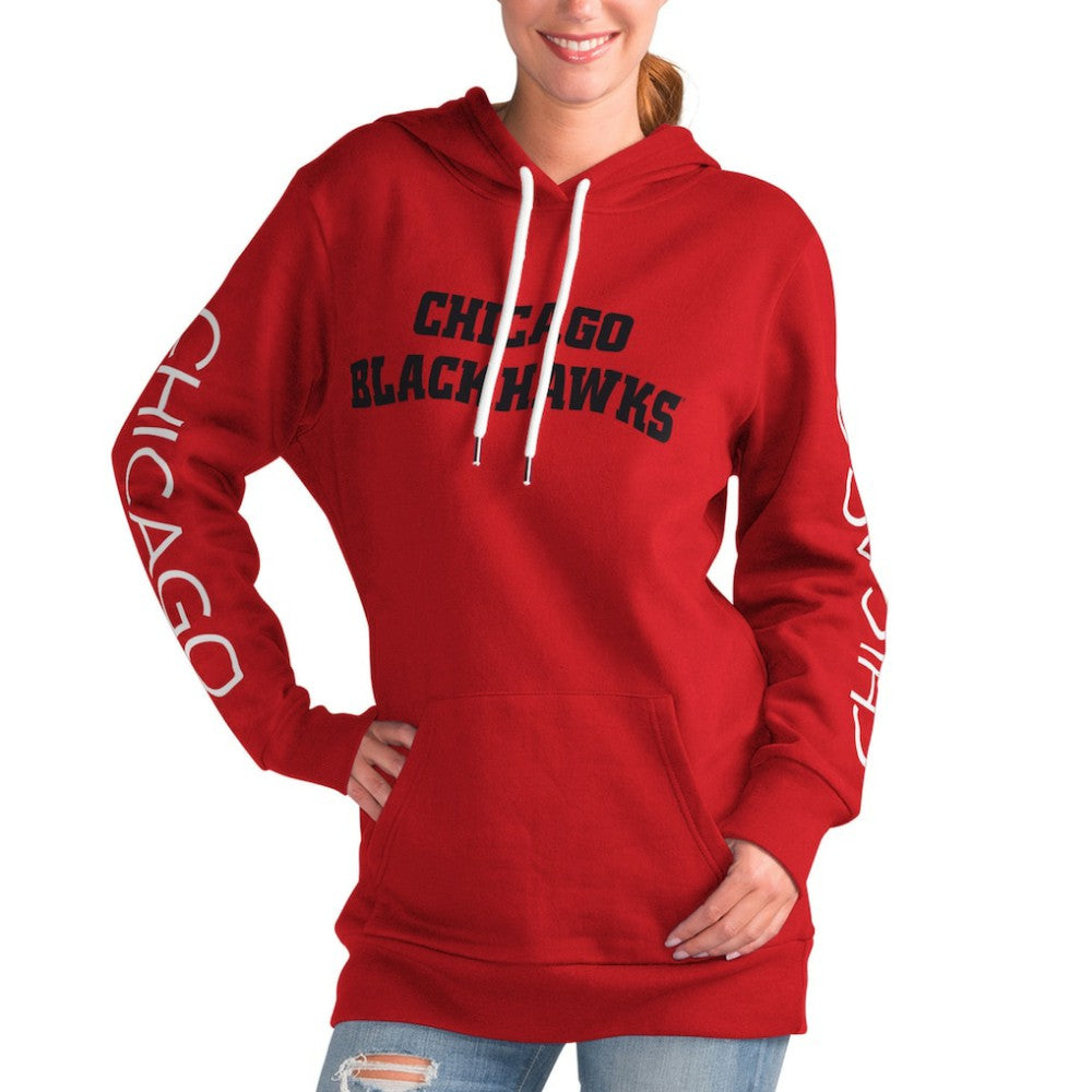 Chicago Blackhawks G-III 4Her by Carl Banks Women's Overtime Pullover Hoodie