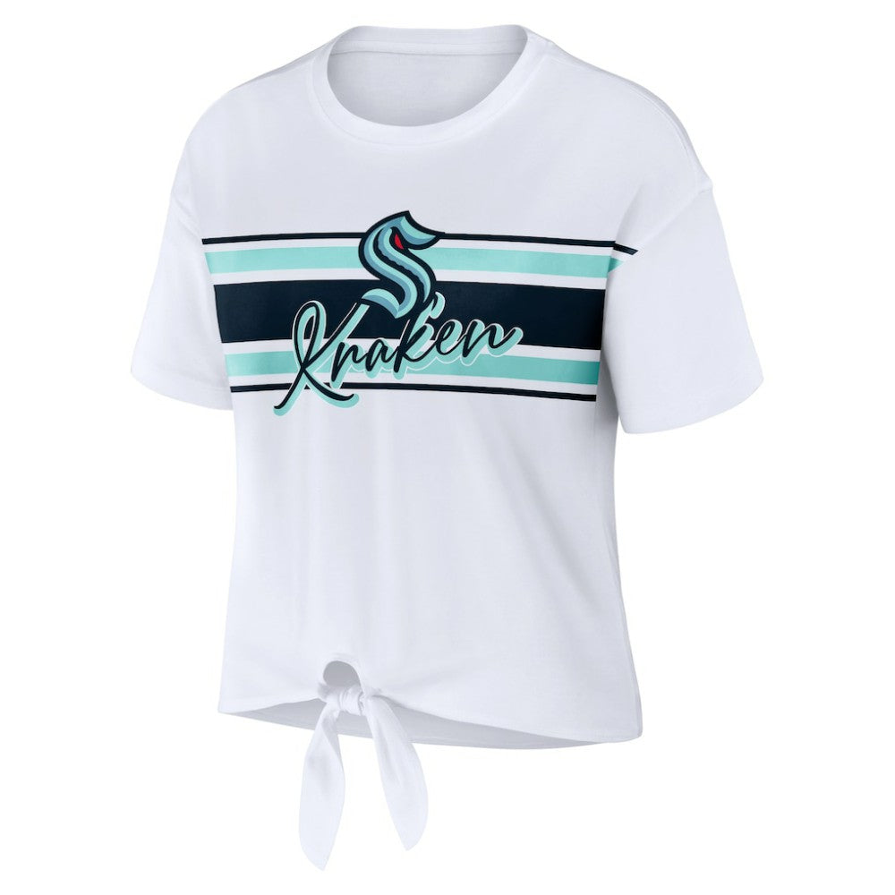 Seattle Kraken WEAR by Erin Andrews Women's Front Knot T-Shirt