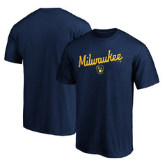 Milwaukee Brewers Series Sweep T-Shirt - Navy