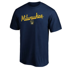 Milwaukee Brewers Series Sweep T-Shirt - Navy