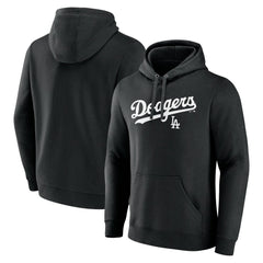 Los Angeles Dodgers Series Sweep Pullover Hoodie - Black