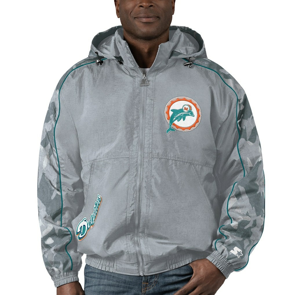 NFL Miami Dolphins Starter Thursday Night Gridiron Throwback Full-Zip Jacket