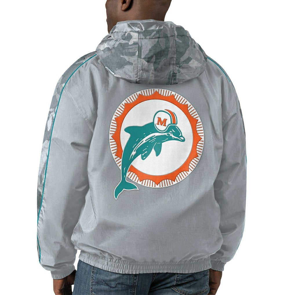 NFL Miami Dolphins Starter Thursday Night Gridiron Throwback Full-Zip Jacket