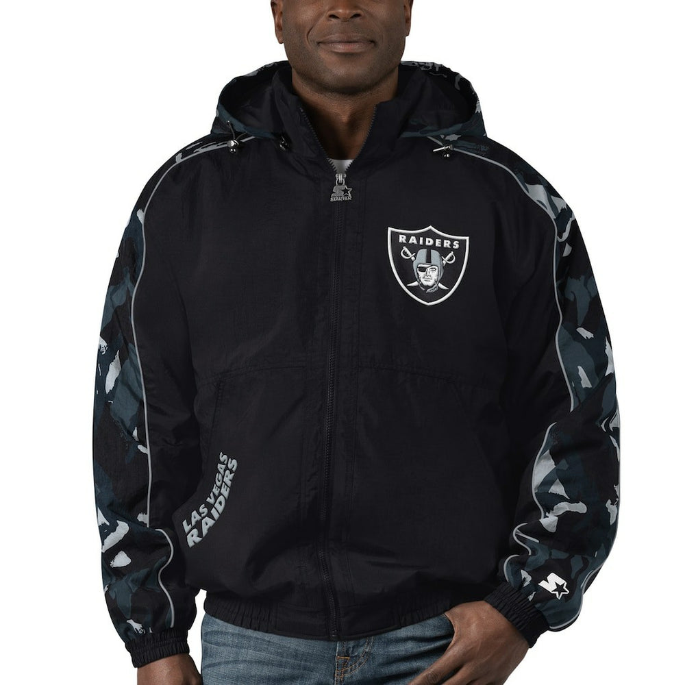 NFL Las Vegas Raiders Starter Thursday Night Gridiron Full-Zip Hoodie