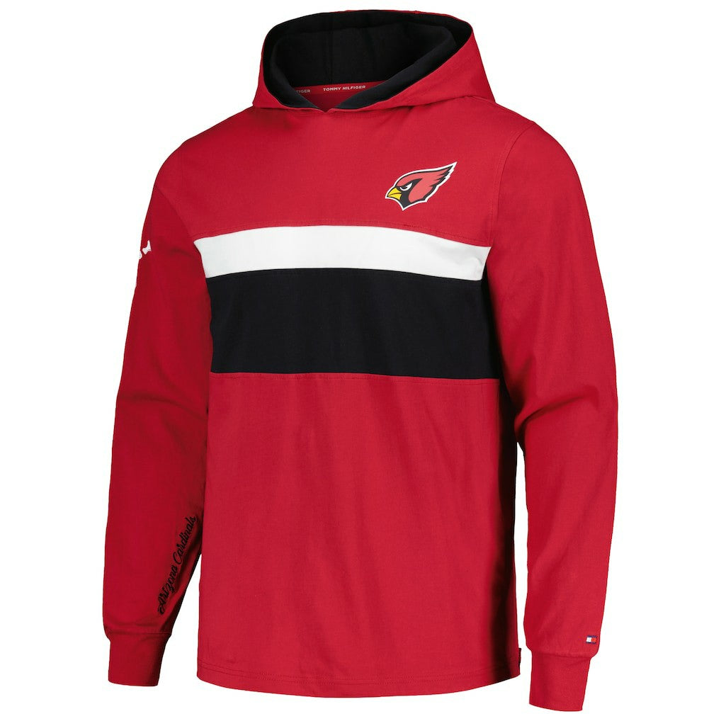 NFL Arizona Cardinals Tommy Hilfiger Morgan Long Sleeve Hoodie T-Shirt
