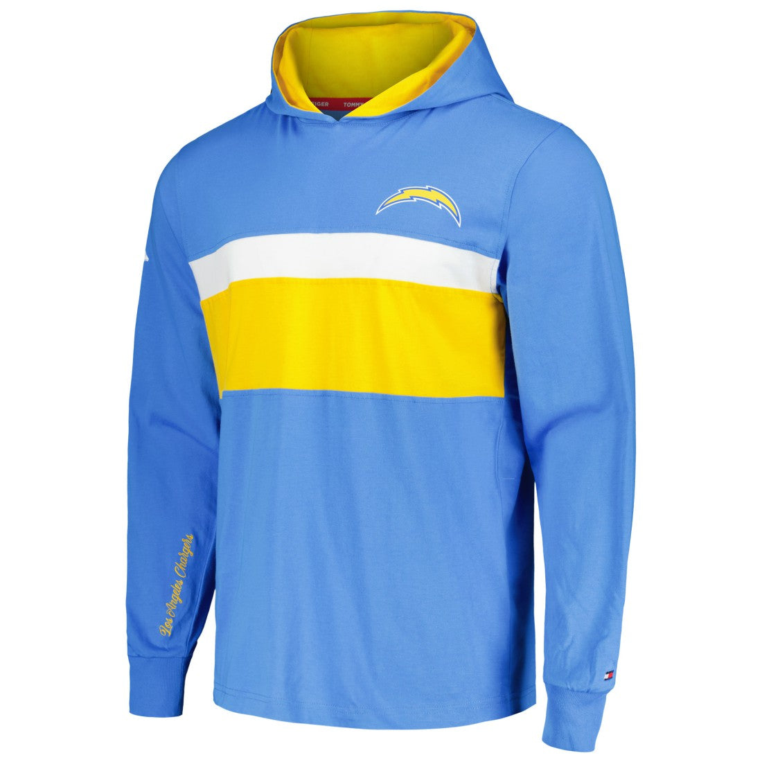 NFL Los Angeles Chargers Tommy Hilfiger Morgan Long Sleeve Hoodie T-Shirt