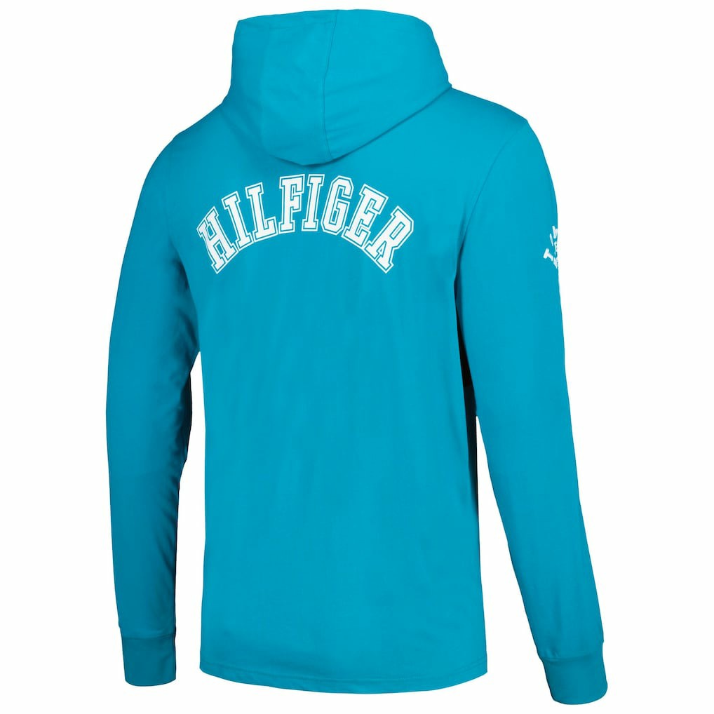 NFL Miami Dolphins Tommy Hilfiger Morgan Long Sleeve Hoodie T-Shirt