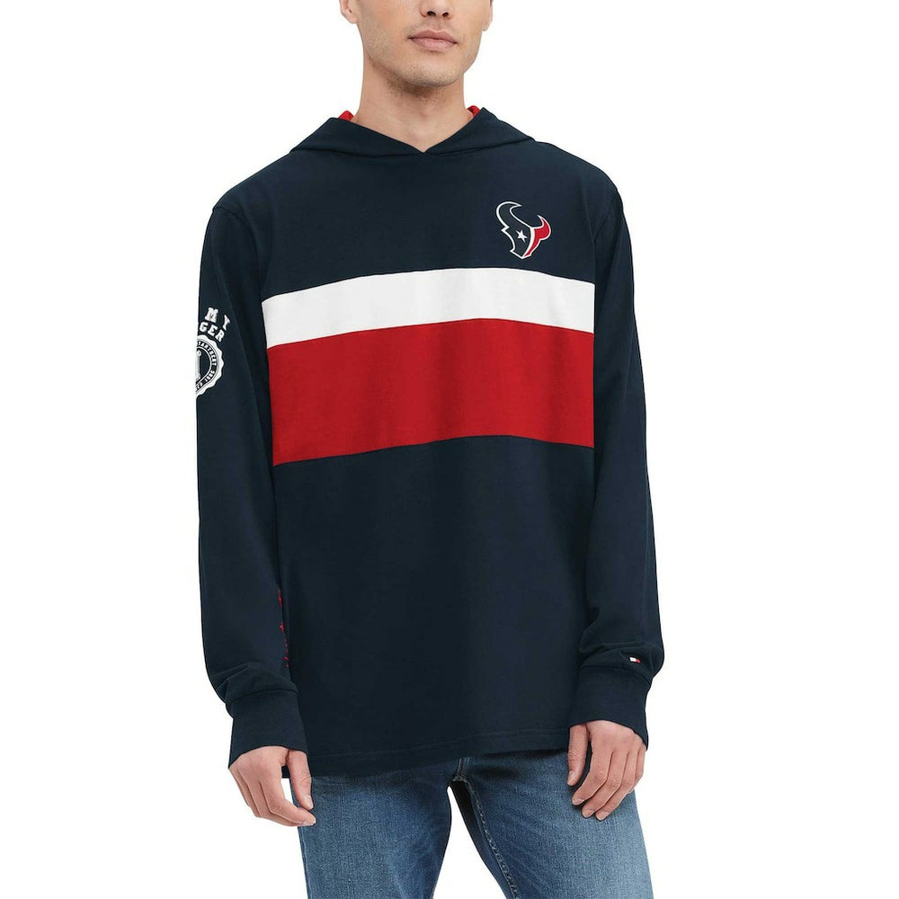 NFL Houston Texans Tommy Hilfiger Morgan Long Sleeve Hoodie T-Shirt