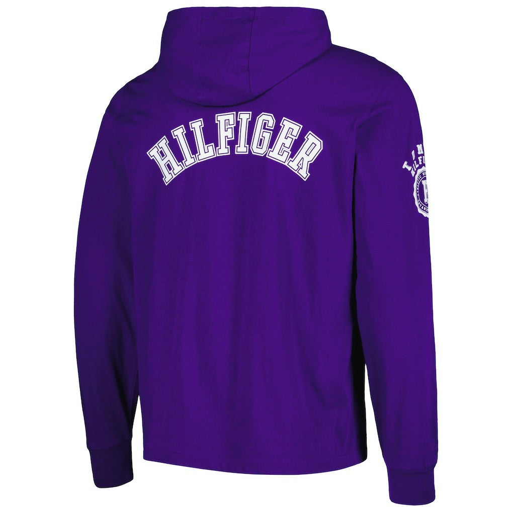 NFL Minnesota Vikings Tommy Hilfiger Morgan Long Sleeve Hoodie T-Shirt