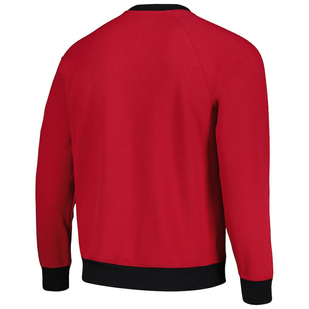 NFL Arizona Cardinals Tommy Hilfiger Reese Raglan Tri-Blend Pullover Sweatshirt