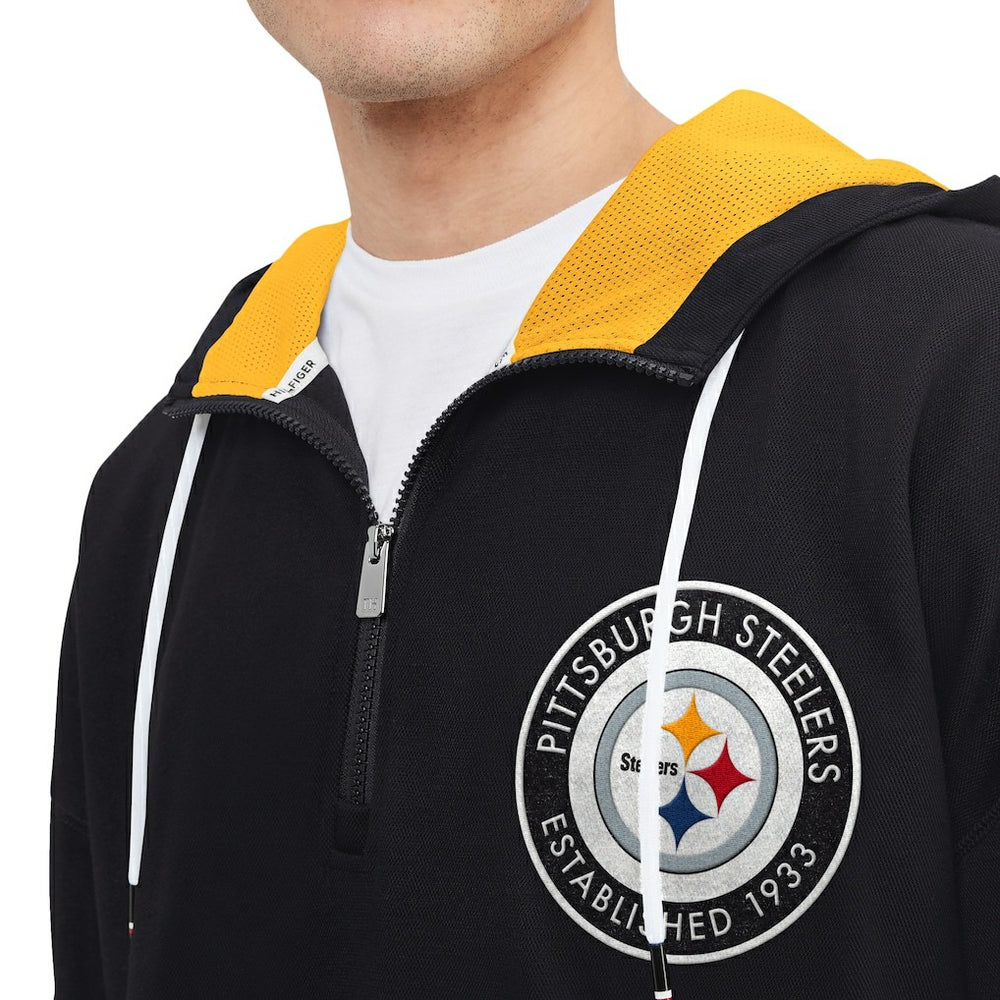 NFL Pittsburgh Steelers Tommy Hilfiger Aaron Quarter-Zip Hoodie
